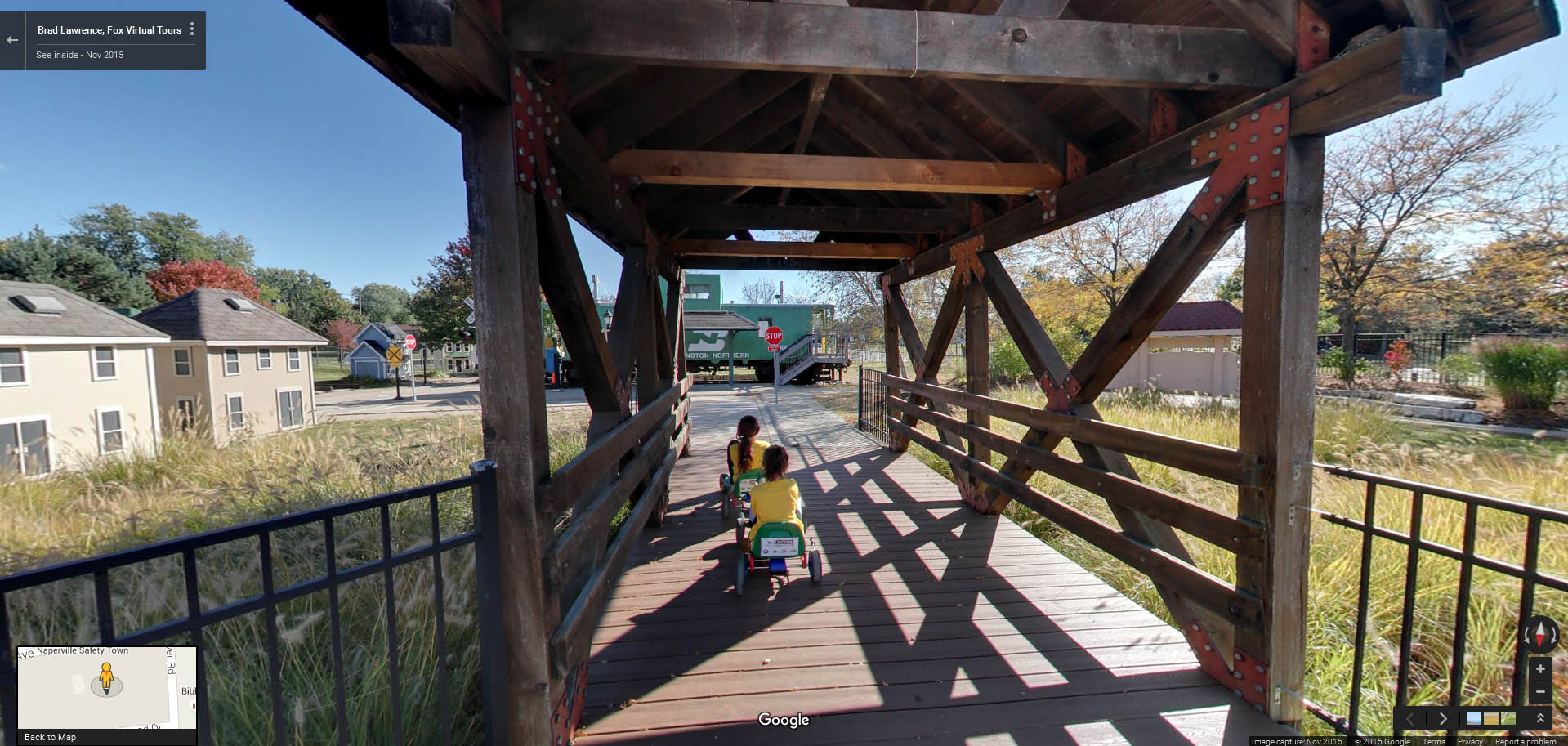 Explore Naperville Safety Town on Tiny Street View Fox Virtual Tours